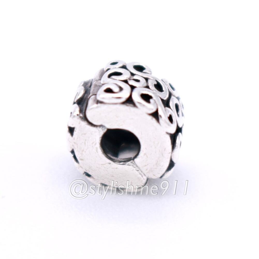 Authentic PANDORA  Swirls Clips - Picture 8 of 12